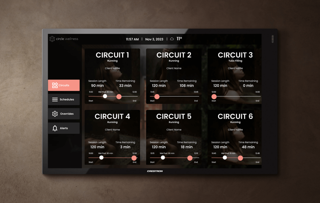 Circle Wellness, Check-In