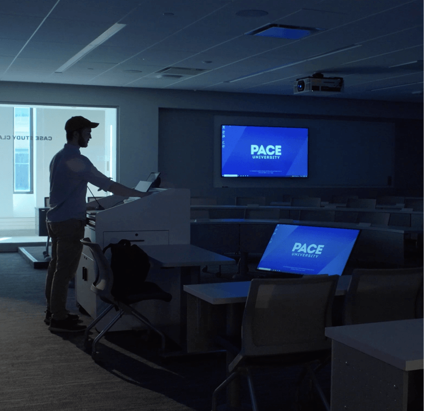 Classroom at Pace Univerity