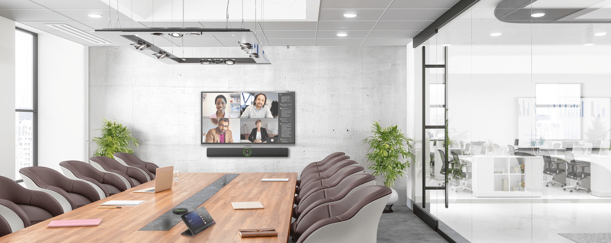 The Crestron Videobar 70 3.0 Firmware Update for Microsoft Teams Software