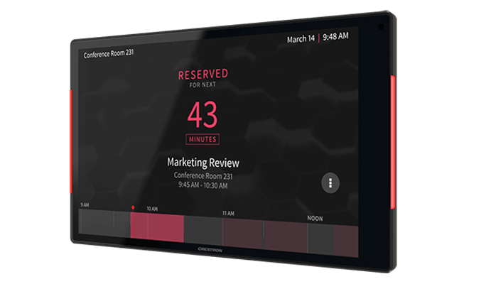 Wall-mounted touch screens