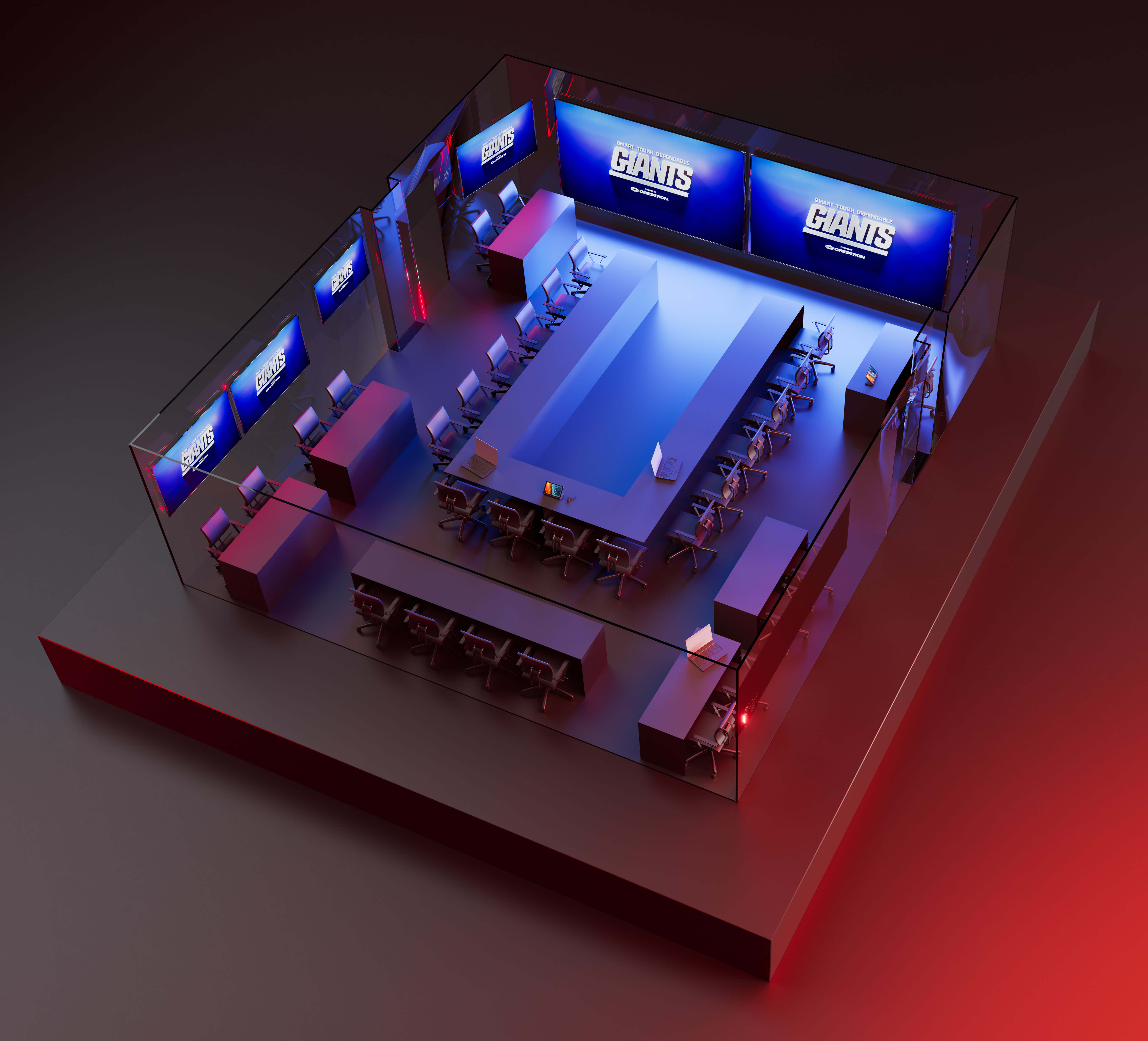 Boardroom top view