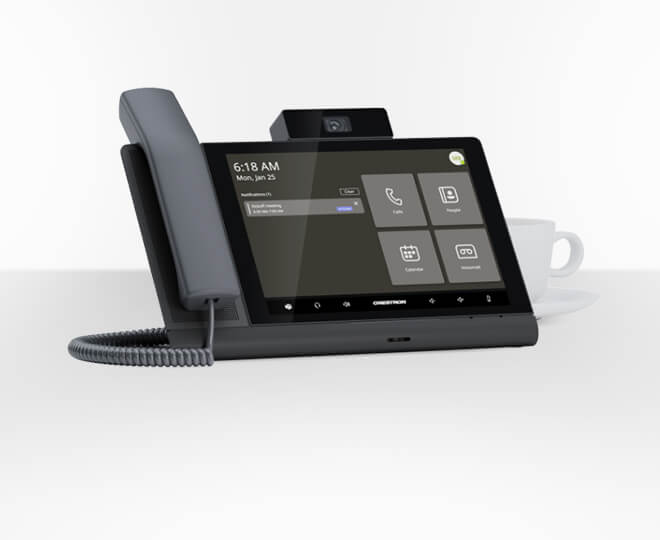 Crestron Flex：Microsoft Teams対応の電話機とディスプレイ