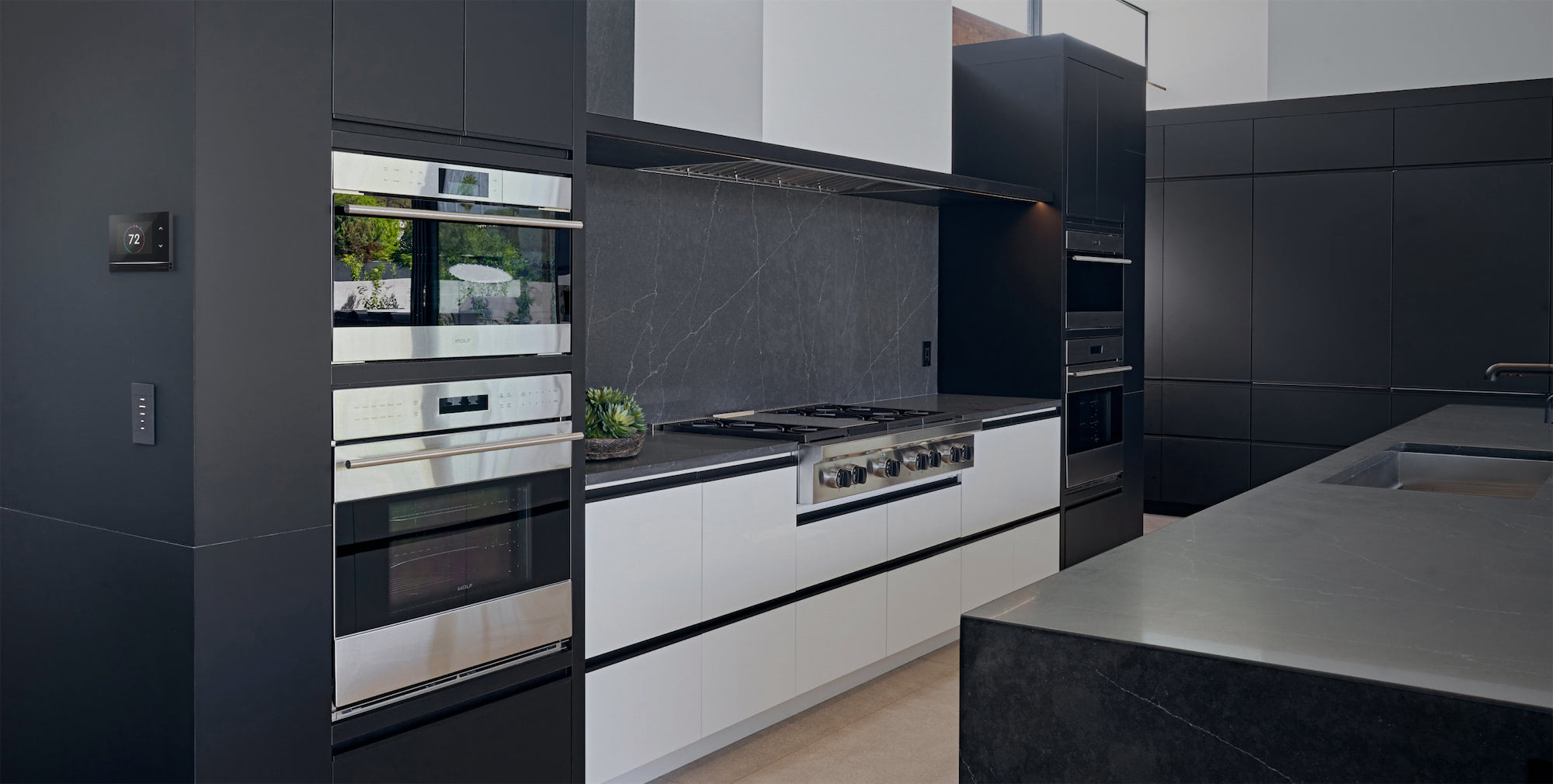 Crestron Home also works with most popular HVAC systems.